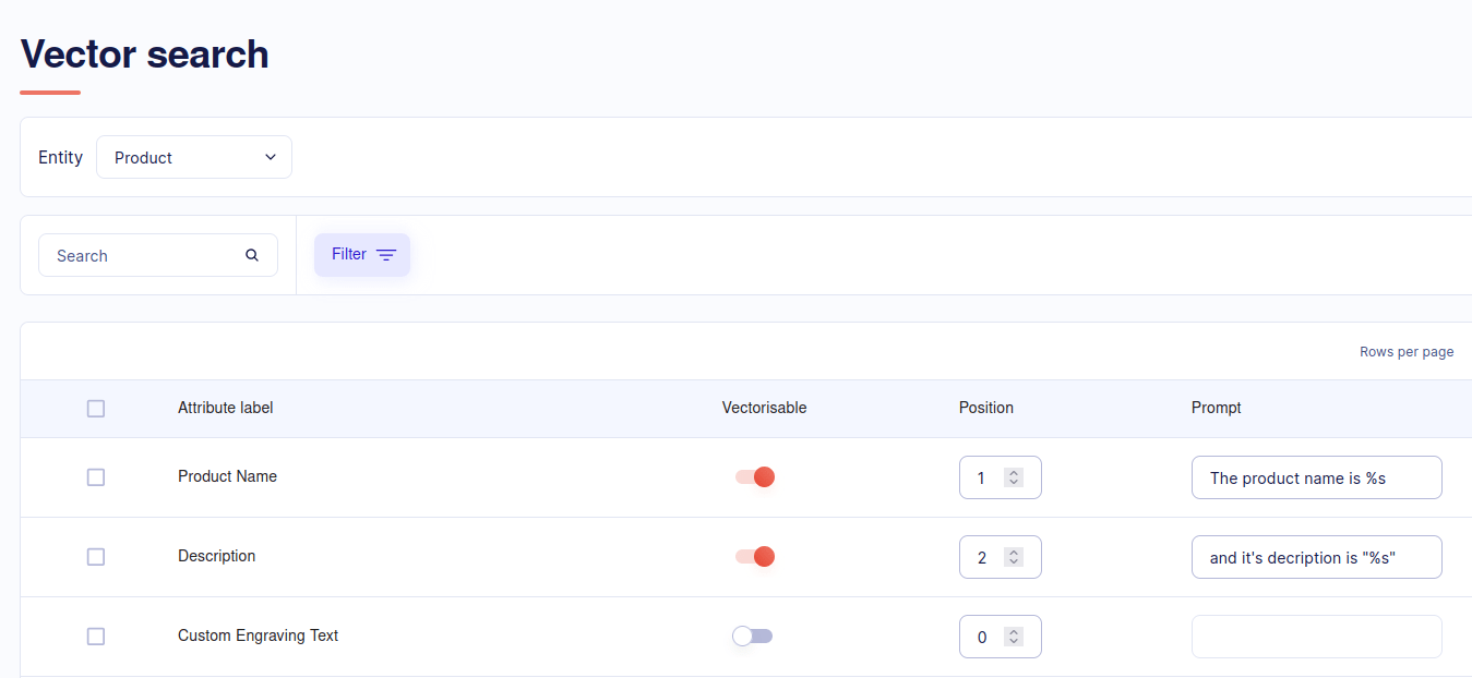 Vector Search in Gally